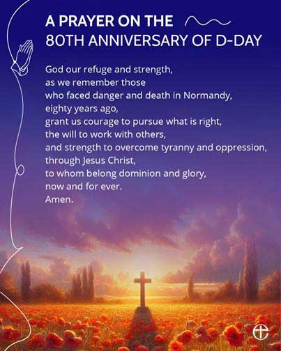 A prayer on the 80th anniversary of D Day